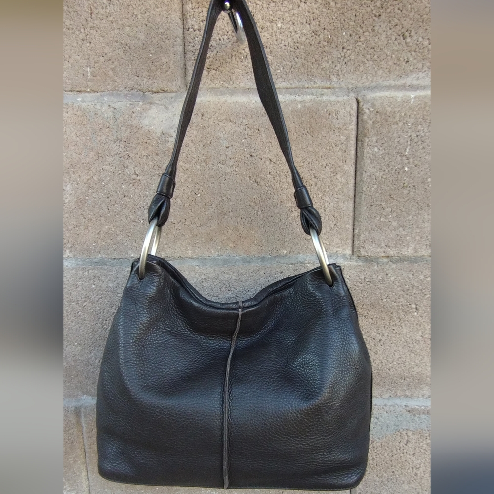 Vintage Dark brown leather Talbot's bag
